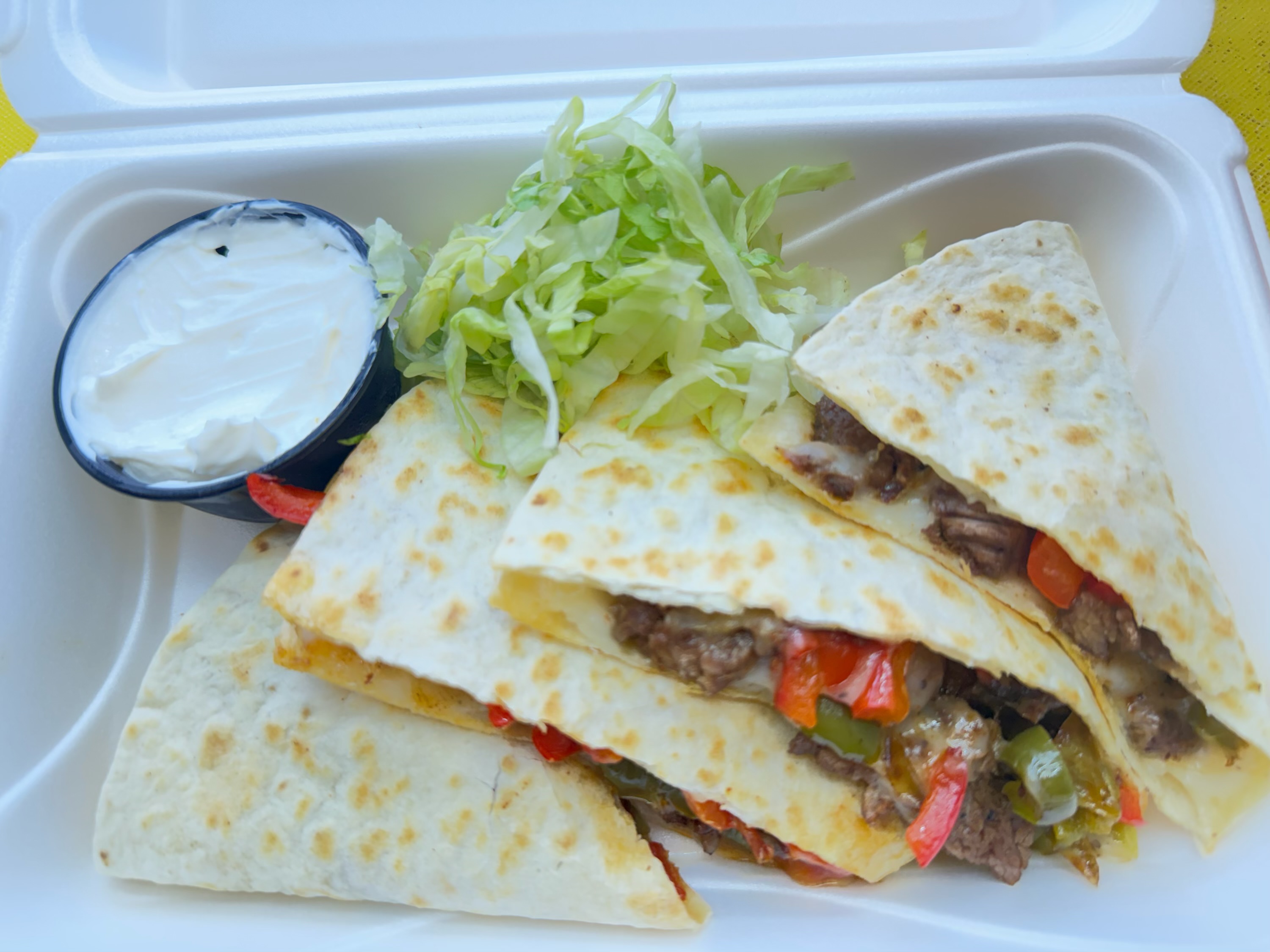Cheesy Steak Quesadilla