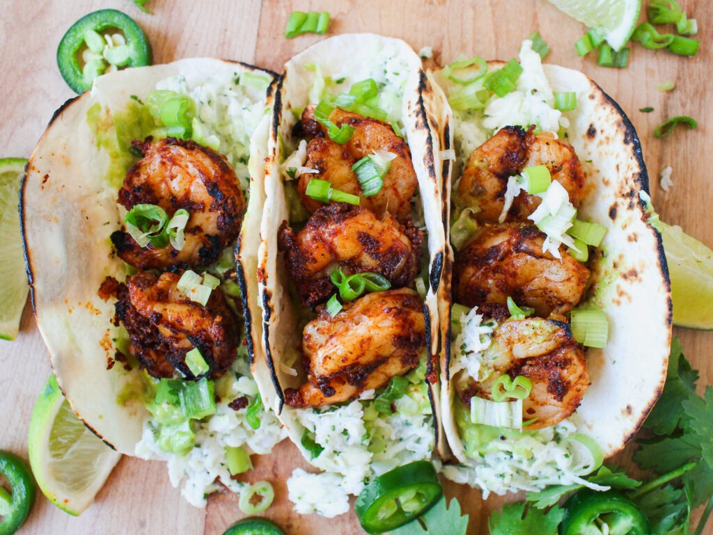 Halal Eatz Grilled Shrimp Tacos